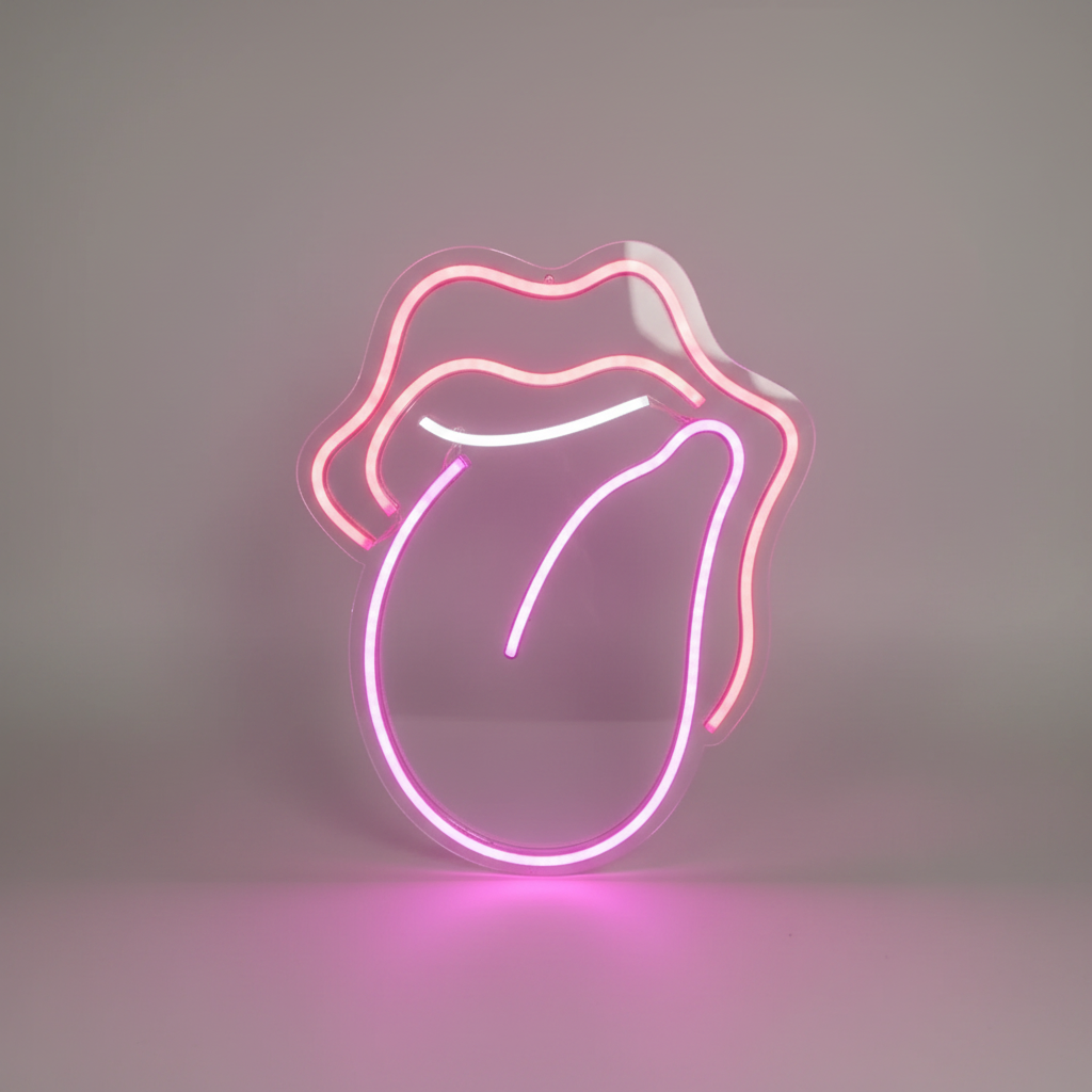 Tongue LED Neon Sign