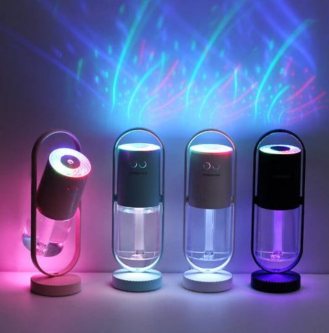 Mini Humidifier with Projection Night Light