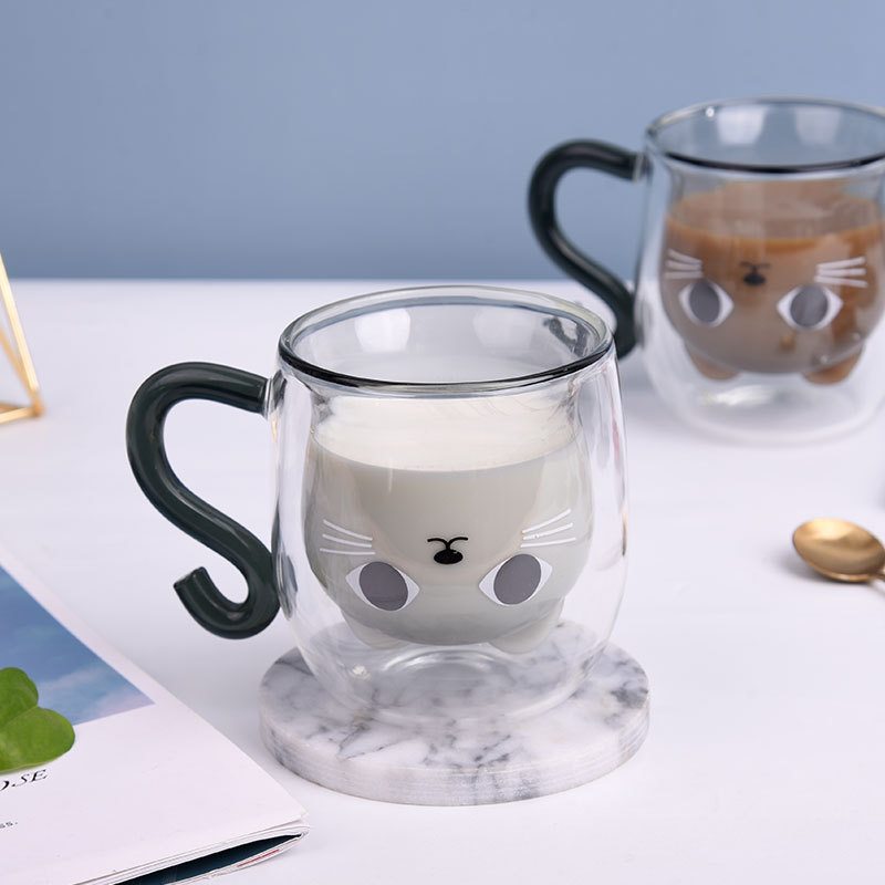 Cat Glass Mug