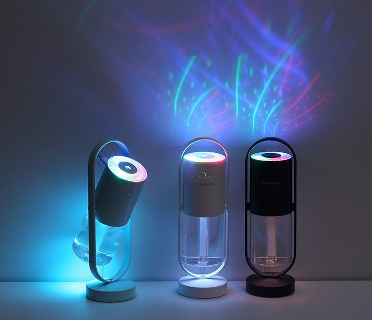Mini Humidifier with Projection Night Light