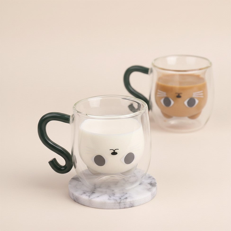 Cat Glass Mug