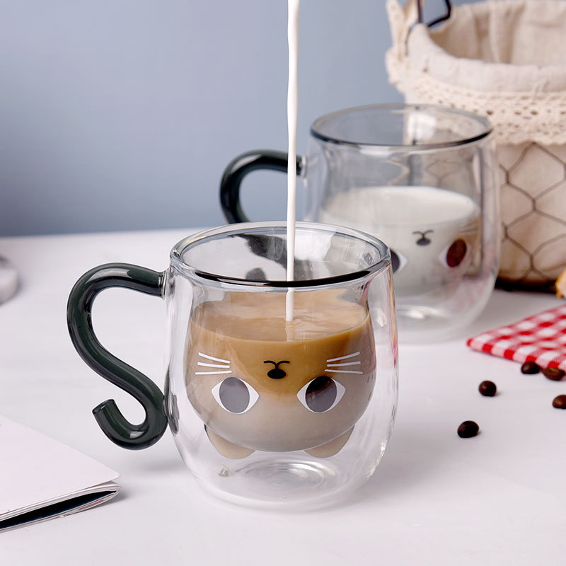 Cat Glass Mug